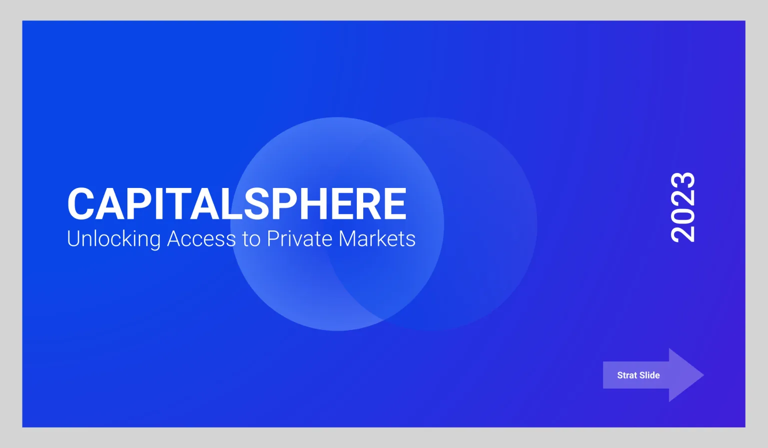 Pitch decks & presentations