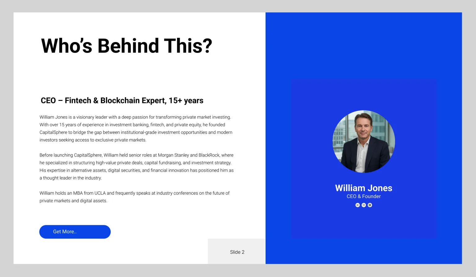 Pitch decks & presentations