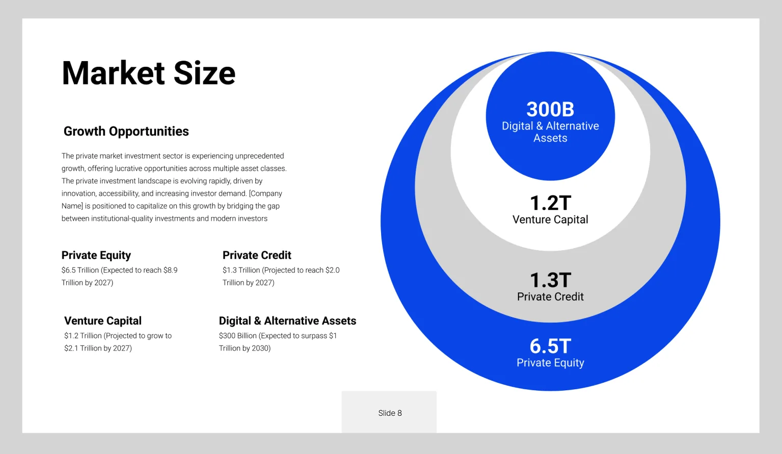 Pitch decks & presentations
