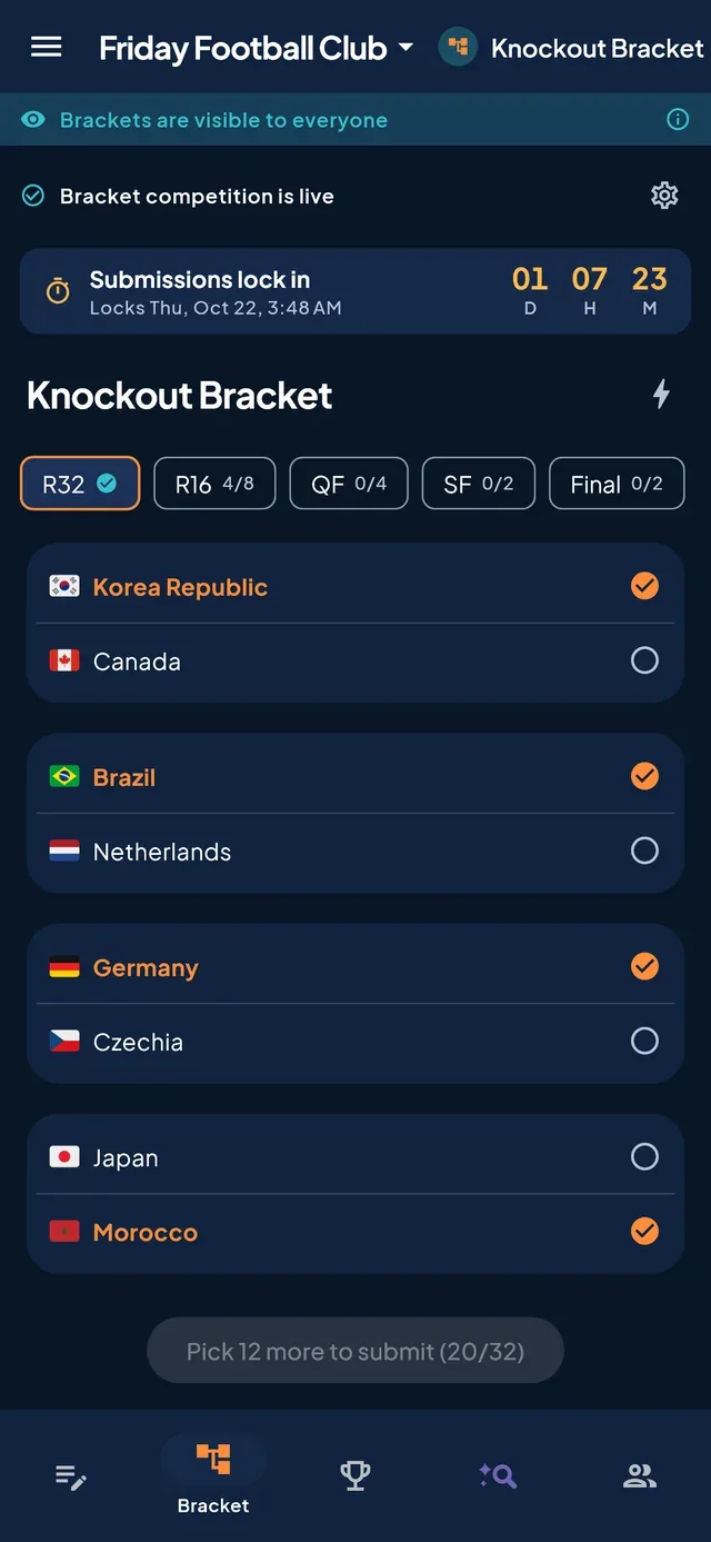 PrediBall: Bracket Challenge