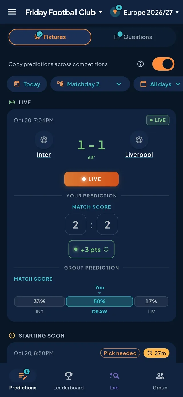 PrediBall: Predictions