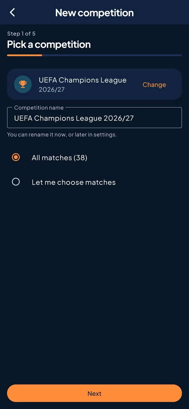 PrediBall: Private Leagues & Scoring