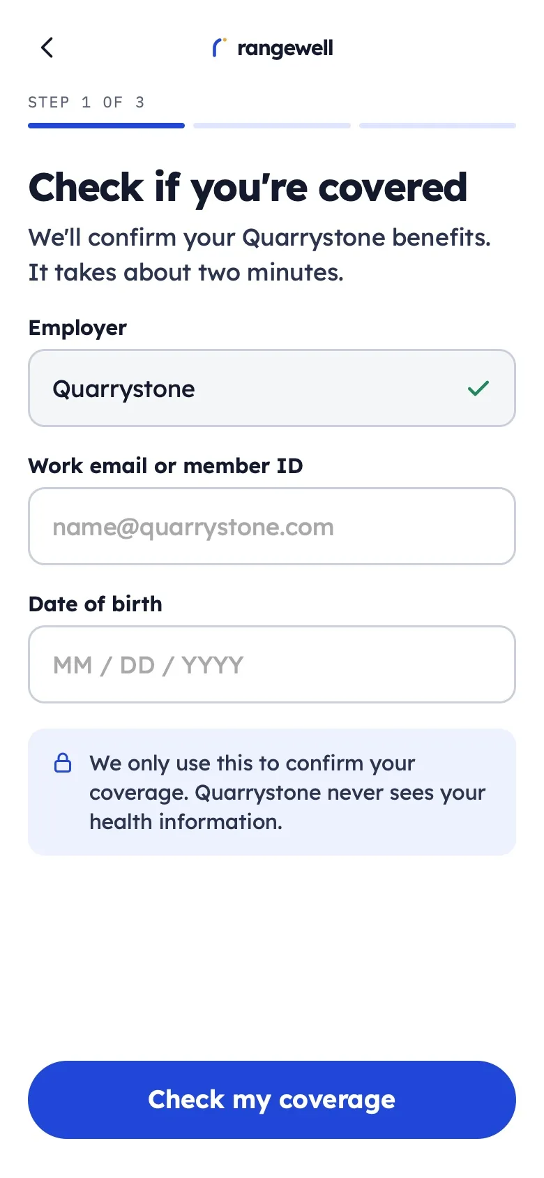 Rangewell: Enrollment