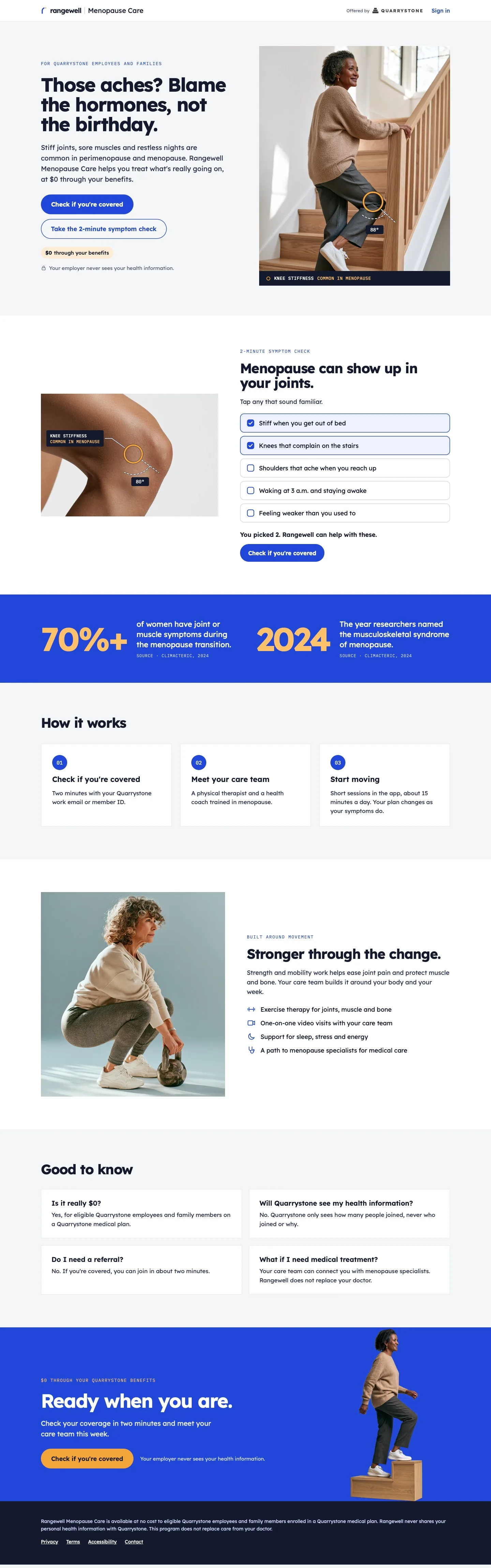 Rangewell: Landing Page