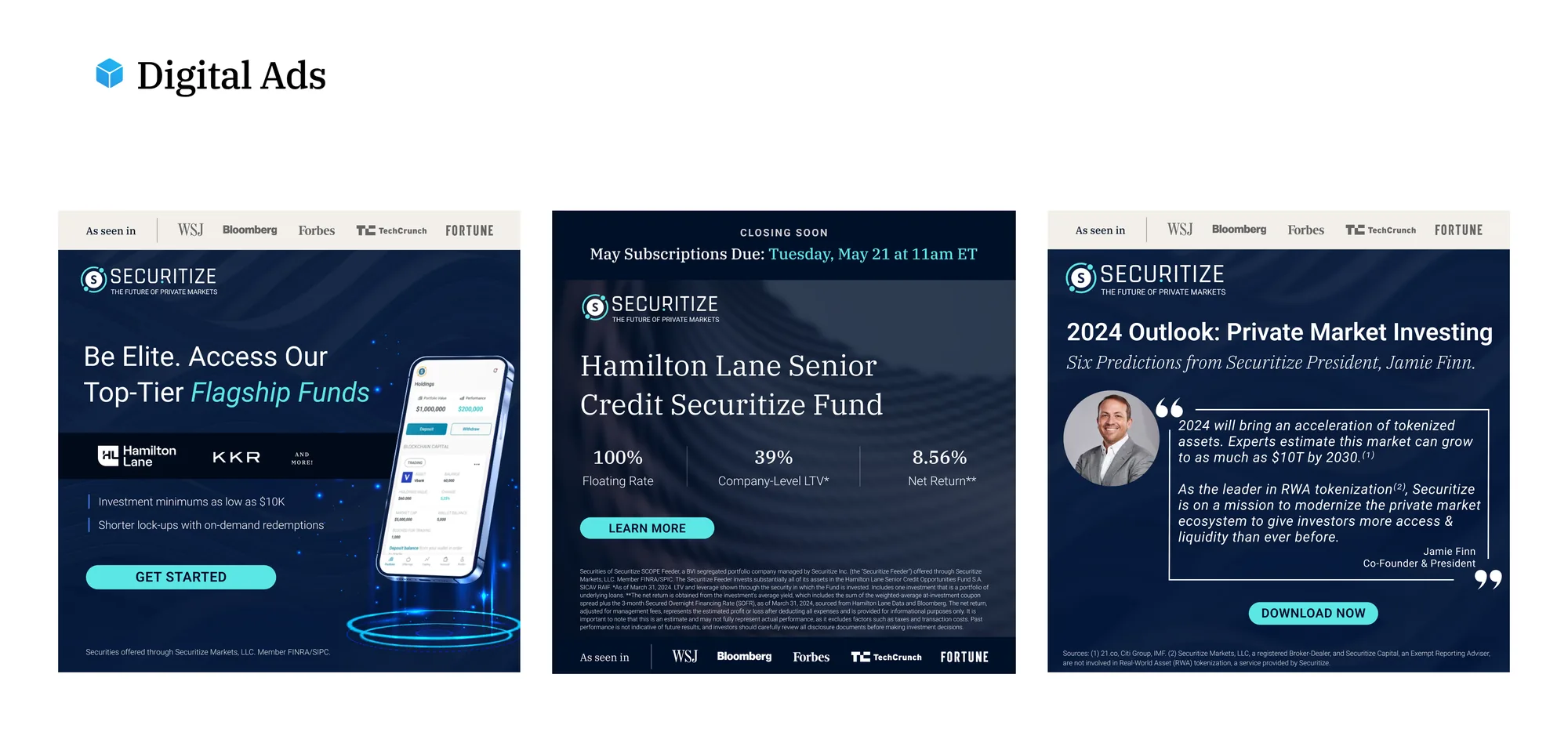 Securitize: Acquisition & Marketing Campaign