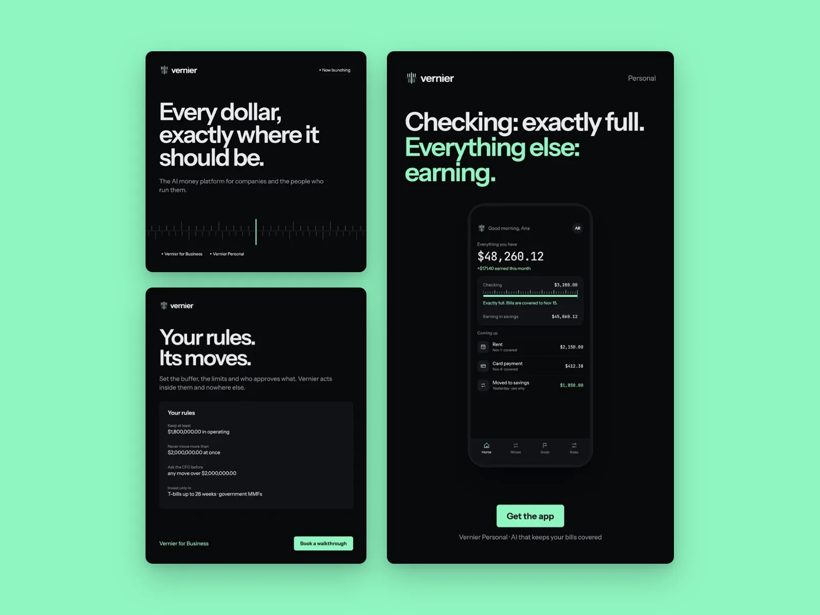 Vernier: Exactly: A Full Launch System for an AI Money Platform