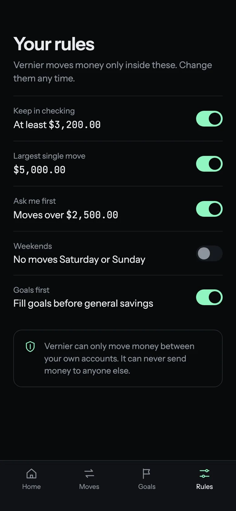 Vernier: Personal App