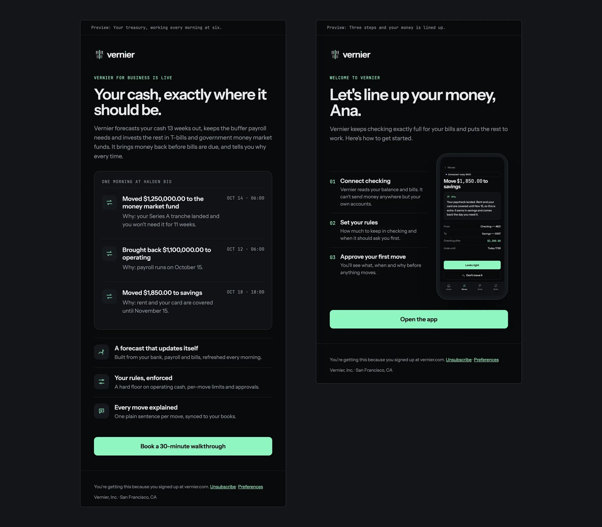 Vernier: Launch Campaign