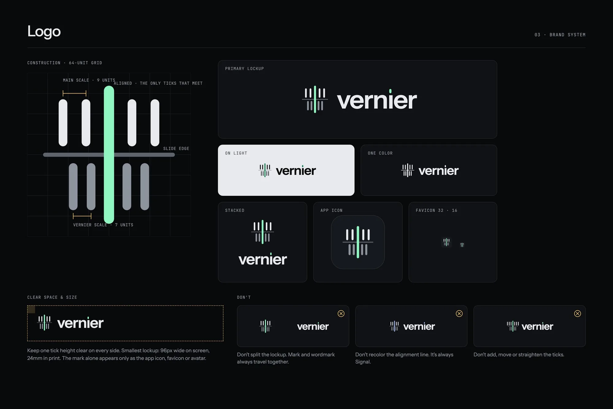 Vernier: Identity