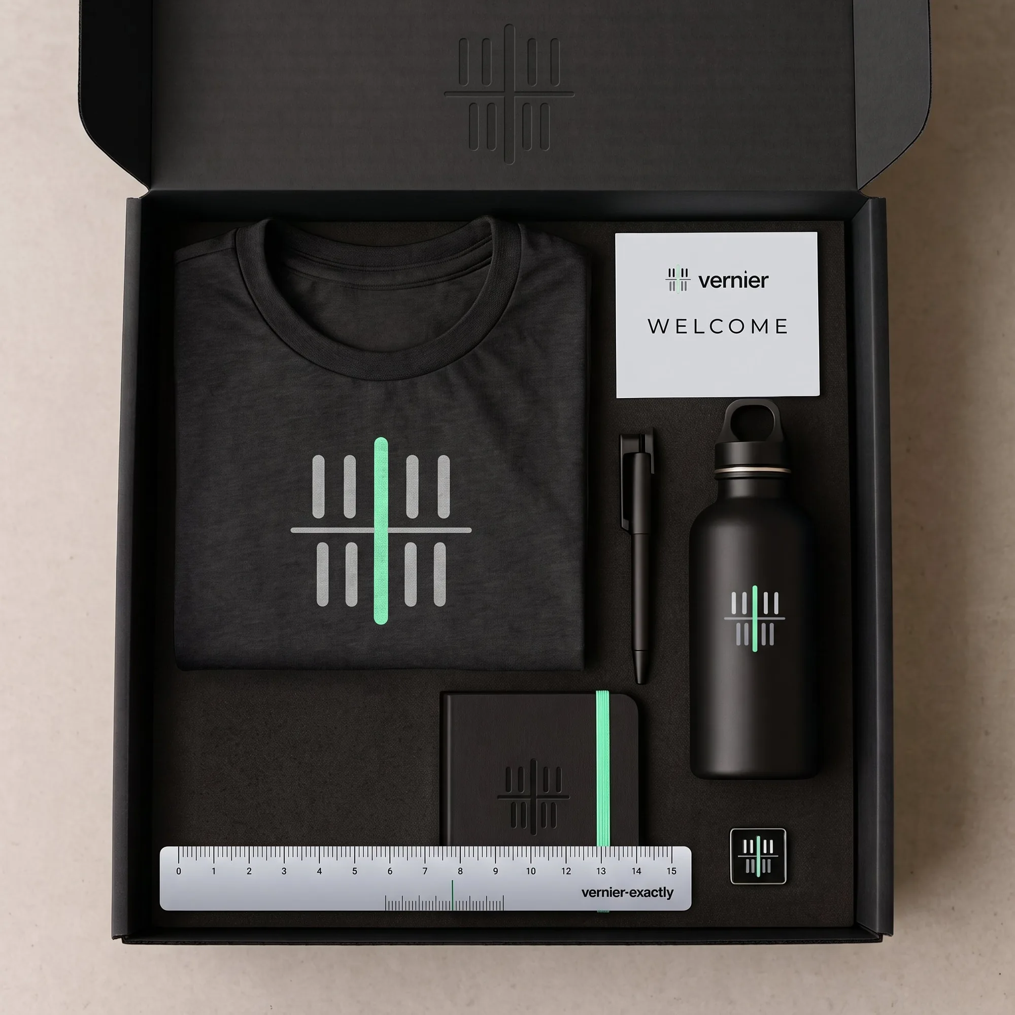 Vernier: Merch & Welcome Kits