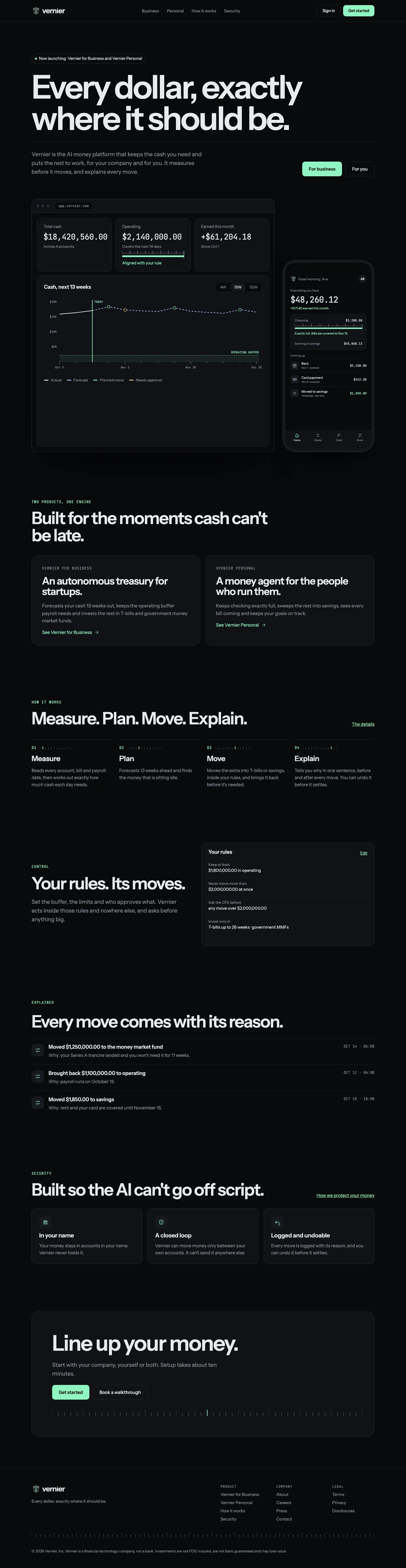 Vernier: Website
